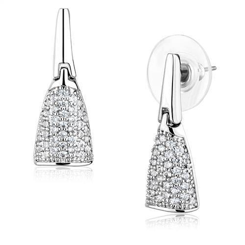 LUMIÈRE Rhodium Jewelry Set – AAA Zircon Brilliance