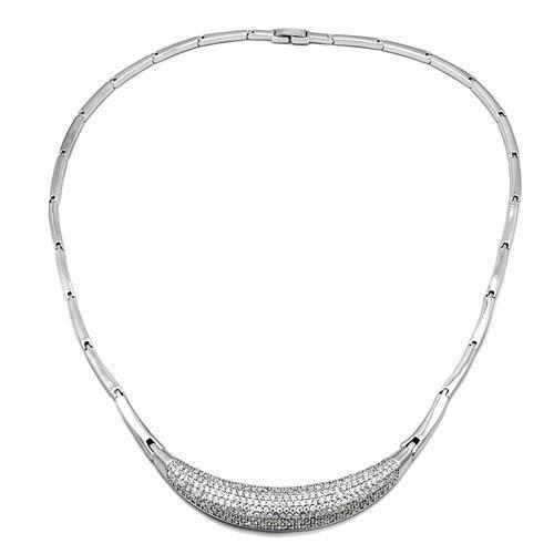 LUMIÈRE Rhodium Jewelry Set – AAA Zircon Brilliance