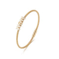 MOM Pavé Bracelet – 14K Gold Love Edition