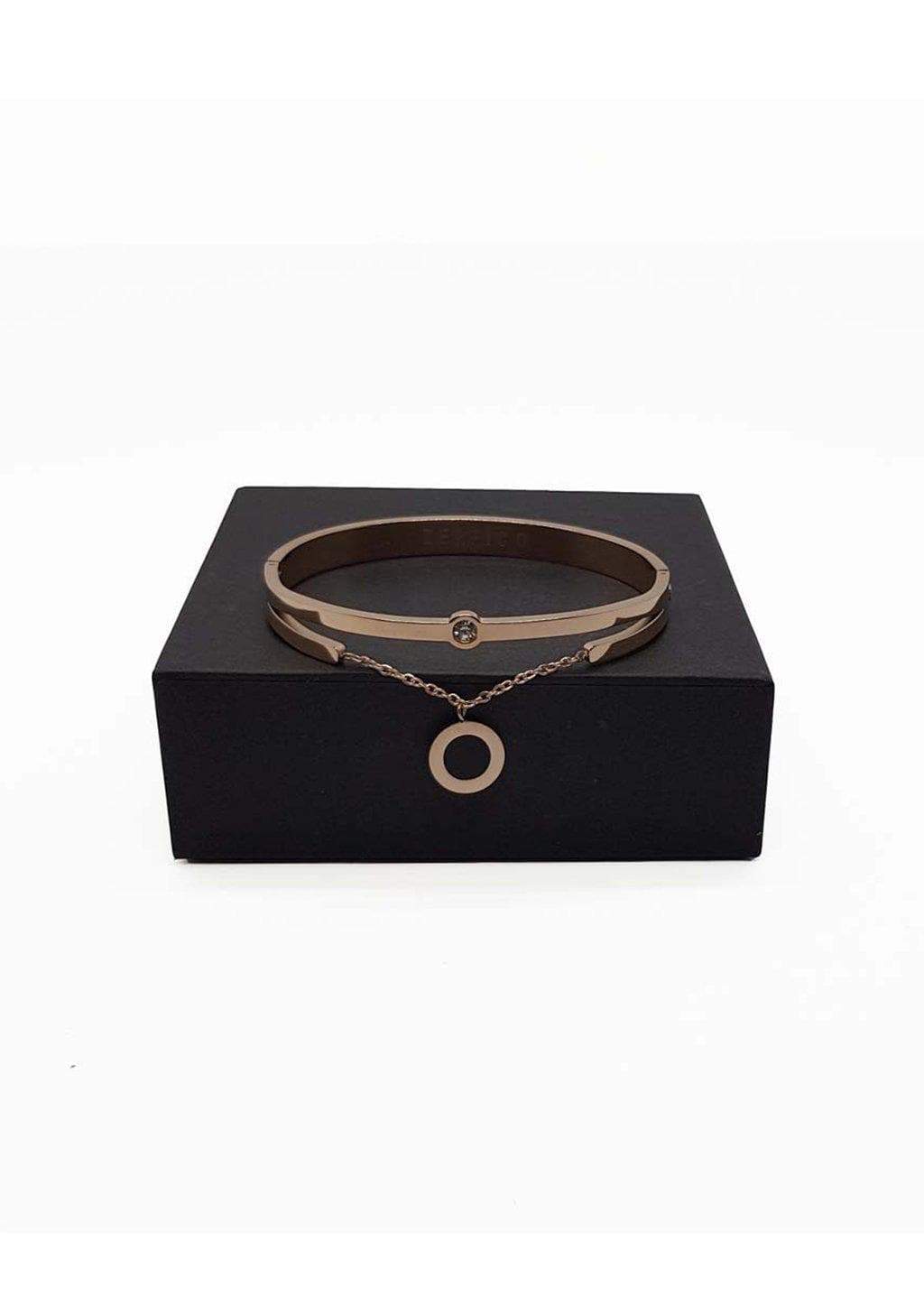 Rosé Harmony Bangle by DalyaNis