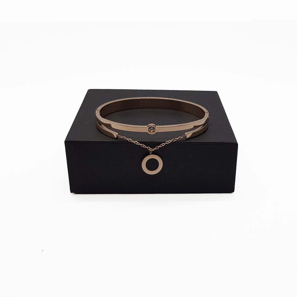 Rosé Harmony Bangle by DalyaNis