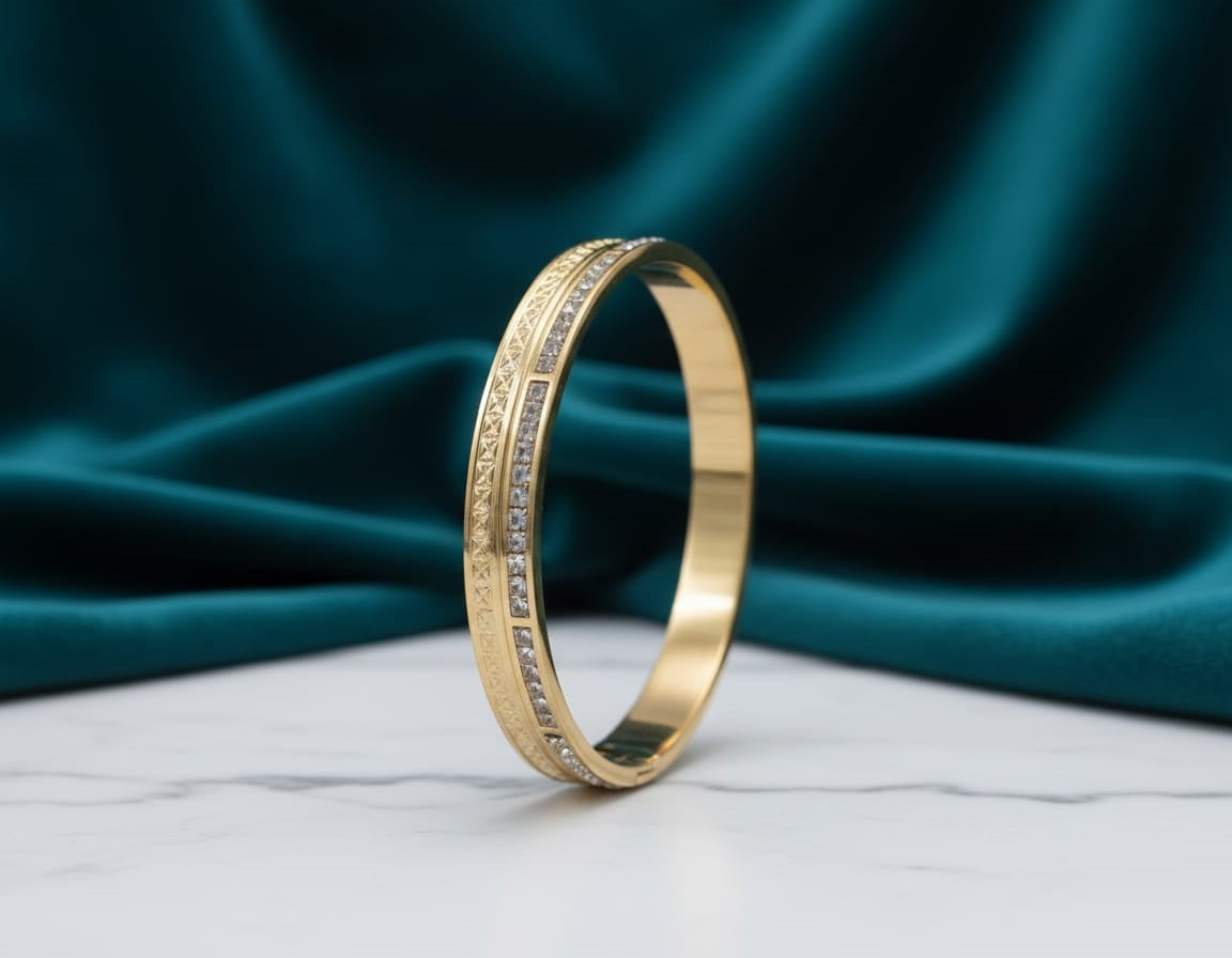 Golden Aura Bangle by DalyaNis
